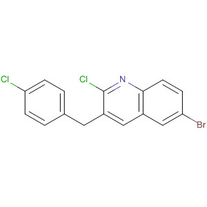 3-(4-Chlorobenzyl)-6-bromo-2-chloroquinoline Structure,918518-99-7Structure
