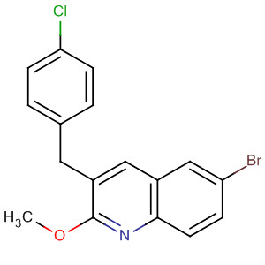 3-(4-Chlorobenzyl)-6-bromo-2-methoxyquinoline Structure,918519-49-0Structure