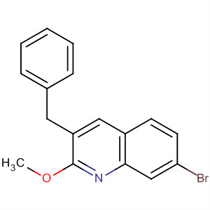 3-Benzyl-7-bromo-2-methoxyquinoline Structure,918648-51-8Structure