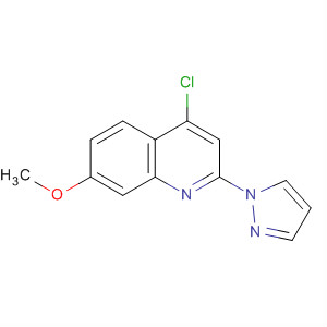 4-Chloro-7-methoxy-2-(1h-pyrazol-1-yl)quinoline Structure,918662-51-8Structure