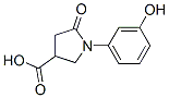 1-(3-Hydroxyphenyl)-5-oxo-3-pyrrolidinecarboxylic acid Structure,91891-24-6Structure