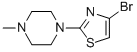 1-(4-溴-1,3-噻唑-2-基)-4-甲基哌嗪结构式_919352-66-2结构式