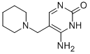 6-氨基-5-(1-哌啶基甲基)-2(1H)-嘧啶酮结构式_919524-55-3结构式