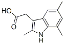 (2,5,7-Trimethyl-1H-indol-3-yl)acetic acid Structure,91957-25-4Structure