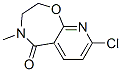 8-氯-3,4-二氢-4-甲基吡啶并[3,2-f]-1,4-噁杂平-5(2H)-酮结构式_919788-59-3结构式
