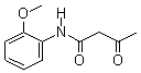 邻甲氧基-N-乙酰乙酰苯胺结构式_92-15-9结构式