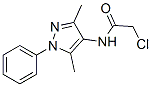 2-氯-N-(3,5-二甲基-1-苯基-1H-吡唑-4-基)乙酰胺结构式_92026-64-7结构式