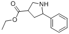 5-苯基-吡咯烷-3-羧酸乙酯结构式_92041-21-9结构式
