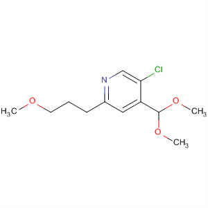 5-氯-4-二甲氧基甲基-2-(3-甲氧基-丙基)-吡啶结构式_921630-16-2结构式