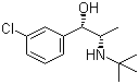 (R*,R*)-3-氯-alpha-[1-(叔丁基氨基)乙基]苯甲醇结构式_92264-82-9结构式