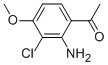 1-(2-氨基-3-氯-4-甲氧基苯基)乙酮结构式_923289-36-5结构式