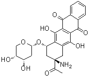 盐酸氨柔比星结构式_92395-36-3结构式