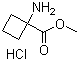 1-氨基-环丁烷羧酸甲酯盐酸盐结构式_92398-47-5结构式