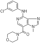 Methanone, [4-[(3-chlorophenyl)amino]-1-methyl-1H-imidazo[4,5-c]pyridin-7-yl]-4-morpholinyl- Structure,925427-08-3Structure