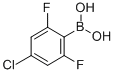 4-氯-2,6-二氟苯硼酸结构式_925911-61-1结构式
