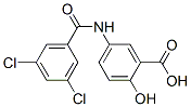5-[(3,5-二氯苄基)氨基]-2-羟基-苯甲酸结构式_926187-11-3结构式