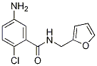 5-氨基-2-氯-n-(2-呋喃甲基)苯甲酰胺结构式_926216-59-3结构式
