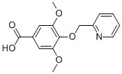 3,5-二甲氧基-4-(2-吡啶基甲氧基)-苯甲酸结构式_926226-87-1结构式