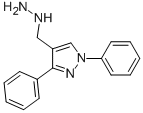 1-((1,3-Diphenyl-1h-pyrazol-4-yl)methyl)hydrazine Structure,926250-44-4Structure