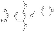 3,5-二甲氧基-4-(4-吡啶基甲氧基)-苯甲酸结构式_926256-57-7结构式