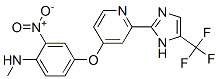 Benzenamine, N-methyl-2-nitro-4-[[2-[5-(trifluoromethyl)-1H-imidazol-2-yl]-4-pyridinyl]oxy]- Structure,927880-88-4Structure
