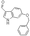 6-Benzyloxyindole-3-carboxaldehyde Structure