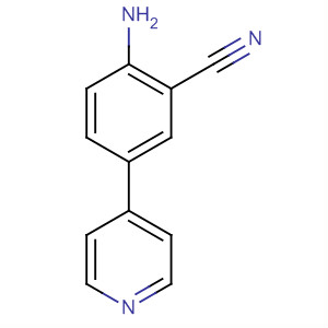 2-氨基-5-(4-吡啶)苯甲腈结构式_928656-99-9结构式