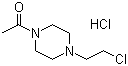 1-乙酰基-4-(2-氯乙基)-哌嗪盐酸盐结构式_92928-18-2结构式