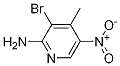2-氨基-3-溴-5-硝基-4-甲基吡啶结构式_929976-32-9结构式