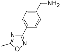 4-(5-mEthyl-1,2,4-oxadiazol-3-yl)-benzenemethanamine Structure,932742-86-4Structure