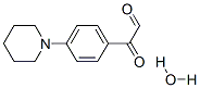 4-哌啶基苯乙二醛水合物结构式_93290-93-8结构式