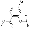 4-溴-2-(三氟甲氧基)苯甲酸乙酯结构式_933785-18-3结构式