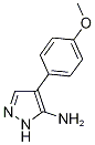 4-(4-甲氧基苯基)-1H-吡唑-5-胺结构式_93439-79-3结构式