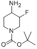 4-氨基-3-氟-哌啶-1-羧酸叔丁酯结构式_934536-10-4结构式