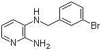 2-氨基-3-(3-溴苄基氨基)吡啶结构式_934537-52-7结构式