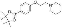 4-(2-(哌啶-1-基)乙氧基)苯硼酸频那醇酯结构式_934586-49-9结构式