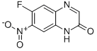 6-氟-7-硝基-2(1H)-喹噁啉酮结构式_934690-32-1结构式
