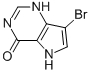 7-溴-1,5-二氢-4H-吡咯并[3,2-d]嘧啶-4-酮结构式_93587-23-6结构式