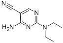 4-氨基-2-二乙基氨基-嘧啶-5-甲腈结构式_93606-29-2结构式