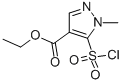 1-Methyl-4-ethoxycarbonylpyrazole-5-sulfonyl chloride Structure,93621-38-6Structure