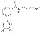 N-[3-(N,N-二甲基氨基)丙基]苯甲酰胺-3-硼酸频那醇酯结构式_936250-16-7结构式