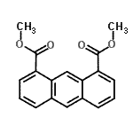 1,8-蒽二羧酸二甲酯结构式_93655-34-6结构式