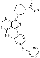 1-(3-(4-氨基-3-(4-苯基氧基苯基)-1H-吡唑并[3,4-d]嘧啶-1-基)哌啶-1-基)-2-丙烯-1-酮结构式_936563-87-0结构式