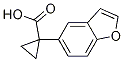1-(Benzofuran-5-yl)cyclopropanecarboxylic acid Structure,936727-44-5Structure