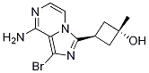 顺式-3-(8-氨基-1-溴咪唑并[1,5-a]吡嗪-3-基)-1-甲基环丁醇结构式_936901-75-6结构式