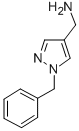 1-(苯基甲基)-1H-吡唑-4-甲胺结构式_936940-11-3结构式