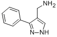 3-苯基-1H-吡唑-4-甲胺结构式_936940-58-8结构式