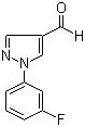 1-(3-Fluorophenyl)-1h-pyrazole-4-carboxaldehyde Structure,936940-82-8Structure