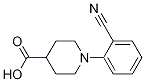 1-(2-Cyanophenyl)-4-piperidinecarboxylic acid Structure,937601-79-1Structure