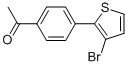 1-[4-(3-Bromothien-2-yl)phenyl]ethanone Structure,937796-01-5Structure